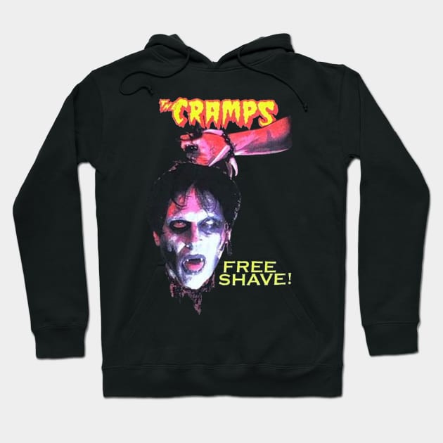 The Cramps // Free Shave! Hoodie by Mulan Lake Mysteries